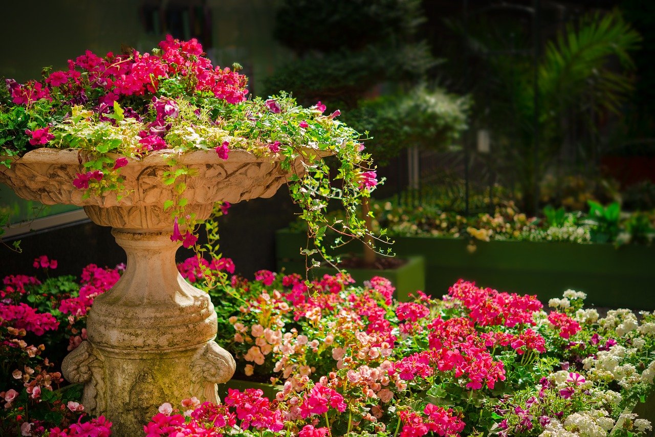 Ogród w stylu klasycznym: Inspiracje związane z projektowaniem ogrodów w stylu klasycznym, nawiązującym do tradycyjnej estetyki.